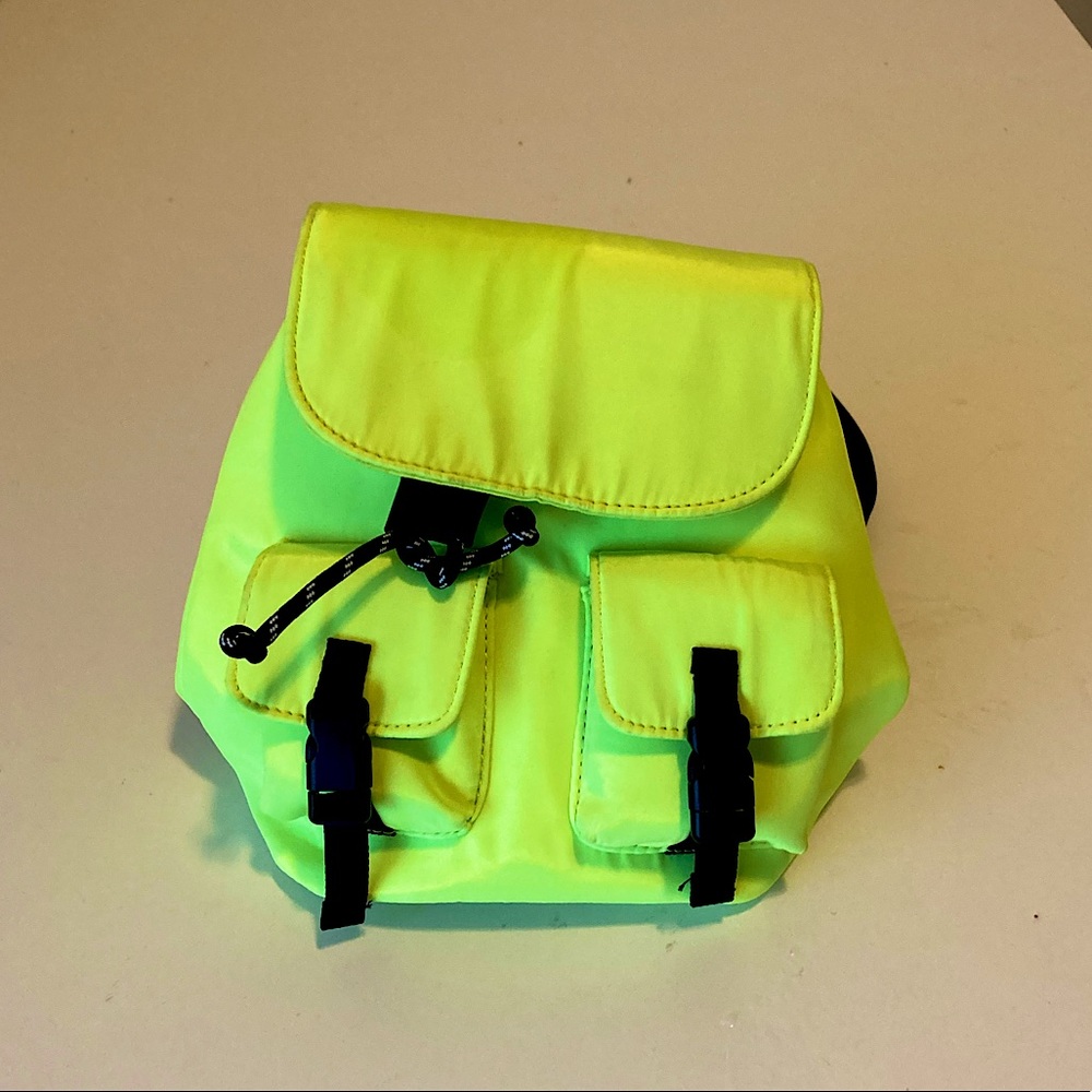Neon Green Mini Backpack Forever 21